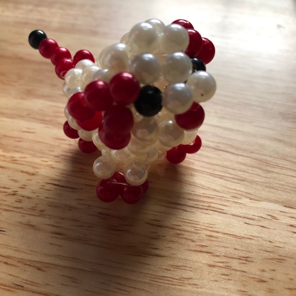 Handmade Bead Dog / Puppy 🐶 - jingle bell inside